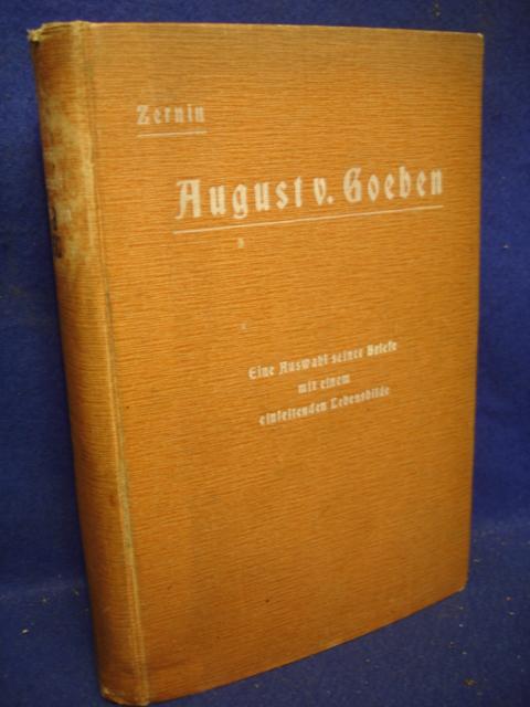 August von Goeben in seinen Briefen.  