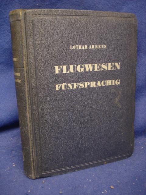 Taschenwörterbuch Flugwesen. Fünfsprachig. Deutsch / Englisch / Französisch / Italienisch / Spanisch.