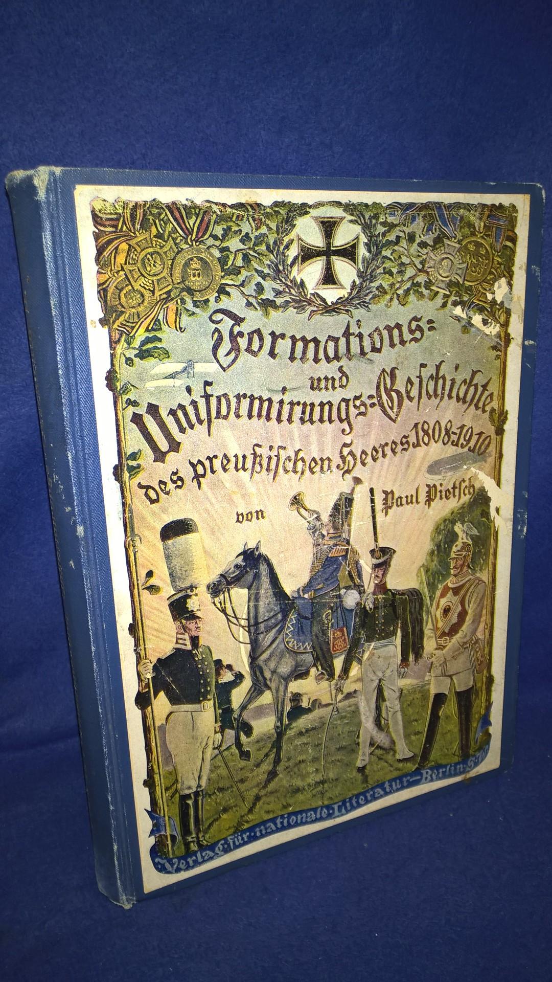Die Formations- und Uniformierungs-Geschichte des preußischen Heeres 1808-1912 - Band III: Kavallerie, Artillerie, Train, Generalität usw.