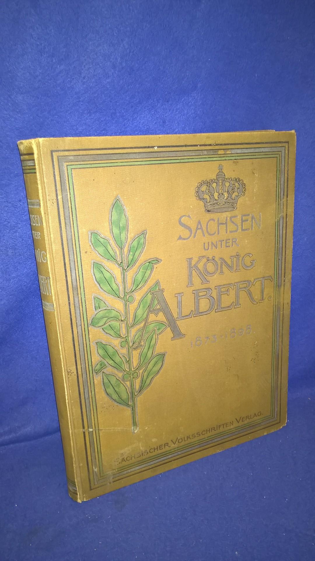 Sachsen unter König Albert. Die Entwicklung des Königreichs Sachsen auf allen Gebieten des Volks- und Staatslebens in den Jahren 1873 - 1898.