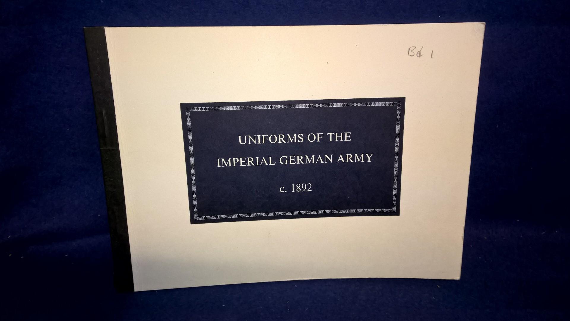 Uniforms of the Imperial German Army.