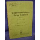 H.Dv. 3 I (später 3/9) L.Dv. 3 i Disziplinarstrafordnung für das Reichsheer (HDStD.) vom 18. Mai 1926