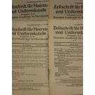 Inhaltsverzeichnis aller veröffentlichen Aufsätze der " Zeitschrift der Heereskunde " für die Jahre 1929 - 1960.