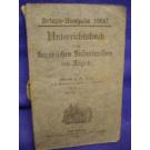  Unterrichtsbuch für den bayerischen Infanteristen und Jäger. Kriegs-Ausgabe 1914!