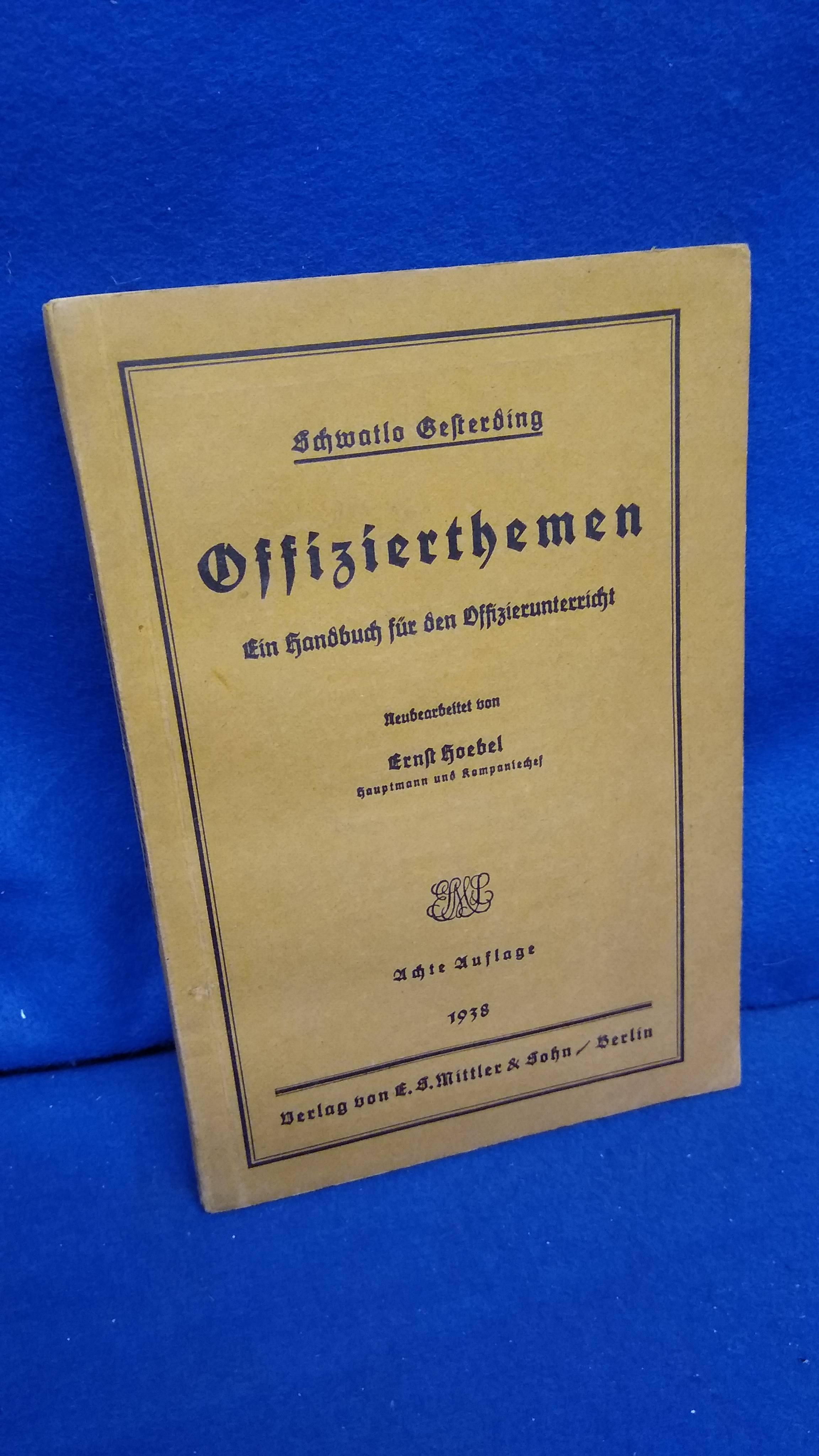 Offizierthemen. Ein Handbuch für den Offizierunterricht.