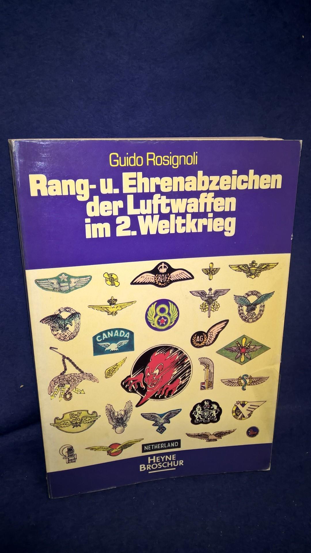 Rang- und Ehrenabzeichen der Luftwaffen im 2.Weltkrieg.