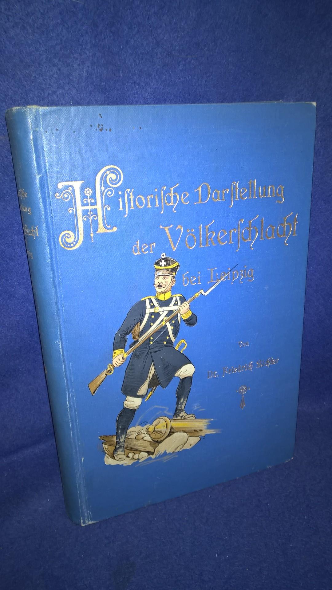 Historische Darstellung der Völkerschlacht bei Leipzig. Orginal-Ausgabe von 1911!!