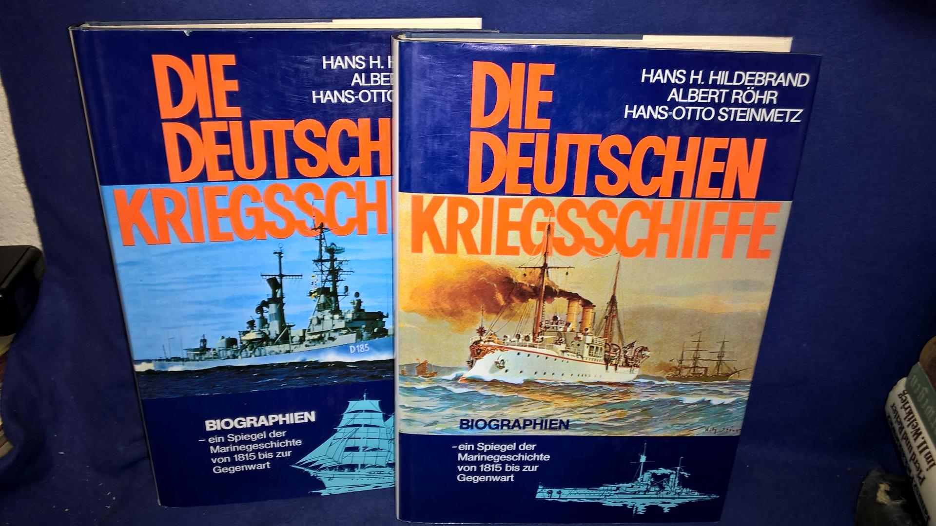 Die deutschen Kriegsschiffe. Biographien. Ein Spiegel der Marinegeschichte von 1815 bis zur Gegenwart. 7 Bände in 2 Bänden gebunden. Große A-4 Ausgabe!!