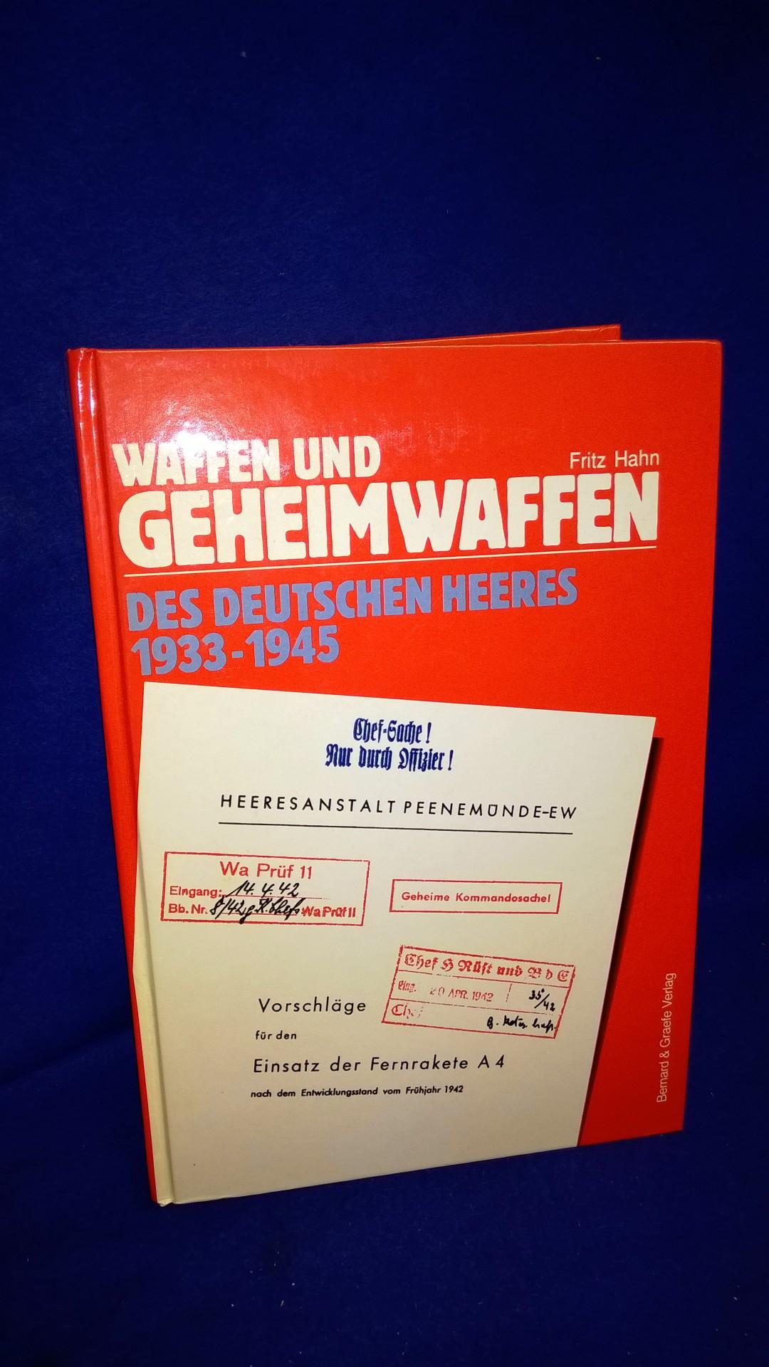 Waffen und Geheimwaffen des deutschen Heeres 1933-1945. Band 1 + 2 in einem Band. Großartiges und sehr detailliertes Nachschlagewerk!